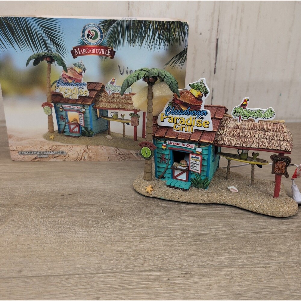 Department 56 Margaritaville Paradise Grill 4058488 **No Music Or Lights **